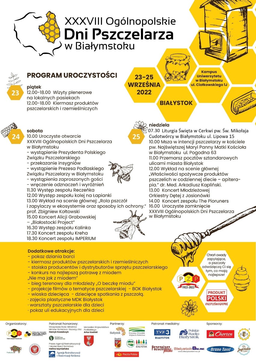 XXXVIII Ogólnopolskie Dni Pszczelarza w Białymstoku. Miłośnicy pszczół spotkają się na kampusie UwB