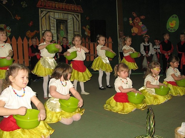 Przedszkolaki wystąpiły na scenie GCK "Stodoła".