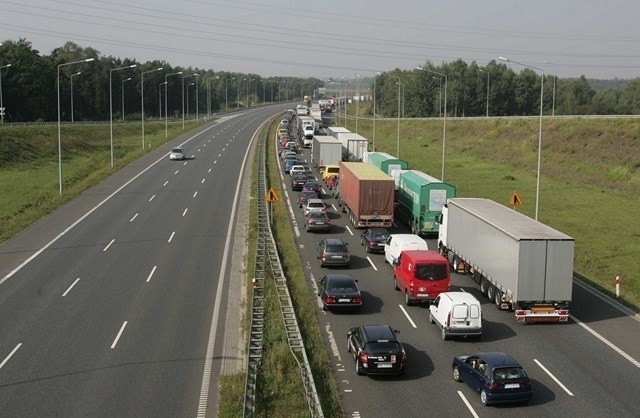 Korki na autostradzie A4