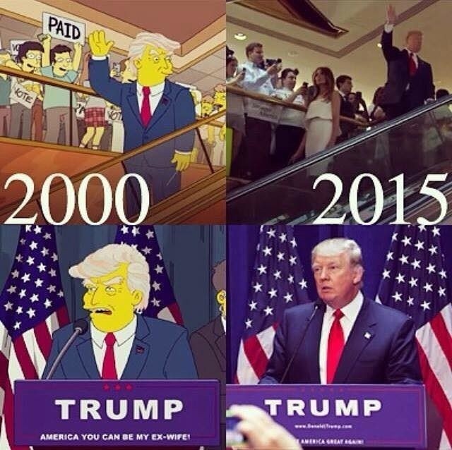 "Simpsonowie" przewidzieli prezydenturę Donalda Trumpa już w 2000 roku! 