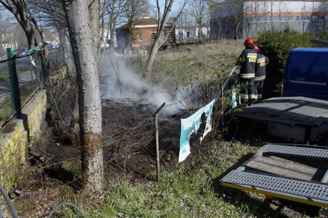 Do niegroźnego pożaru doszło dzisiaj przed południem na ul. Bałtyckiej, na terenie komisu samochodowego. Zarzewie ognia, powstało dosłownie kilka metrów od zaparkowanych samochodów w jednym z komisów. Na szczęście pożar nie dotarł do zaparkowanych tam samochodów.