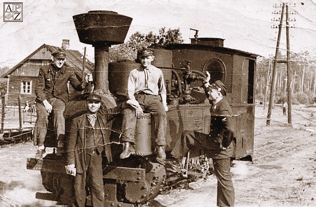 Lokomotywa zwierzynieckiej kolejki wąskotorowej1943