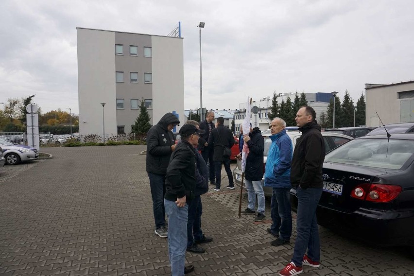 We wtorek przed siedzibą Pepco w Poznaniu odbył się protest...
