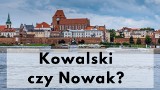 Najpopularniejsze nazwiska w Toruniu i w Polsce. Kto wygrywa: Kowalski czy Nowak?