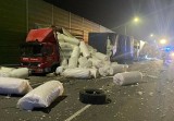 Zderzenie czterech ciężarówek na A1 w okolicach Częstochowy. Są poszkodowani