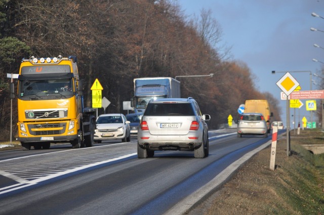 Obecna droga krajowa numer 7 w Skarżysku-Kamiennej, wiodąca w kierunku Szydłowca i Radomia.