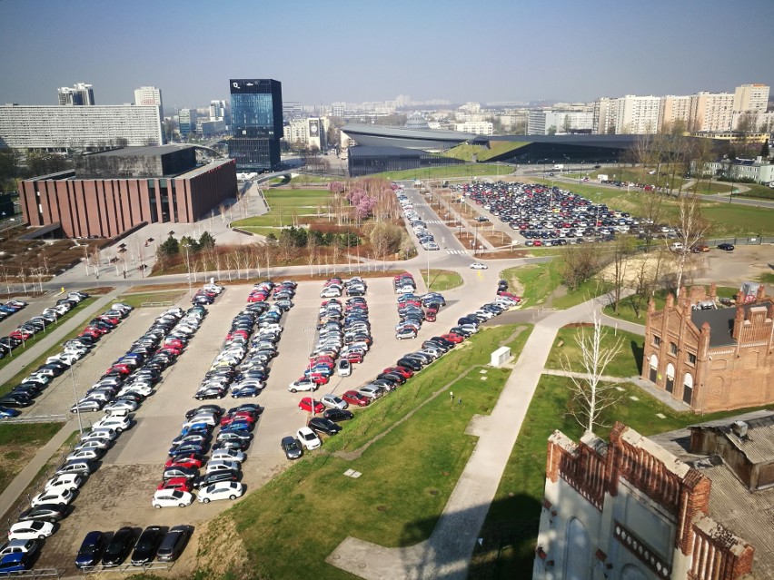 Tak wygląda obecnie parking w strefie kultury w Katowicach