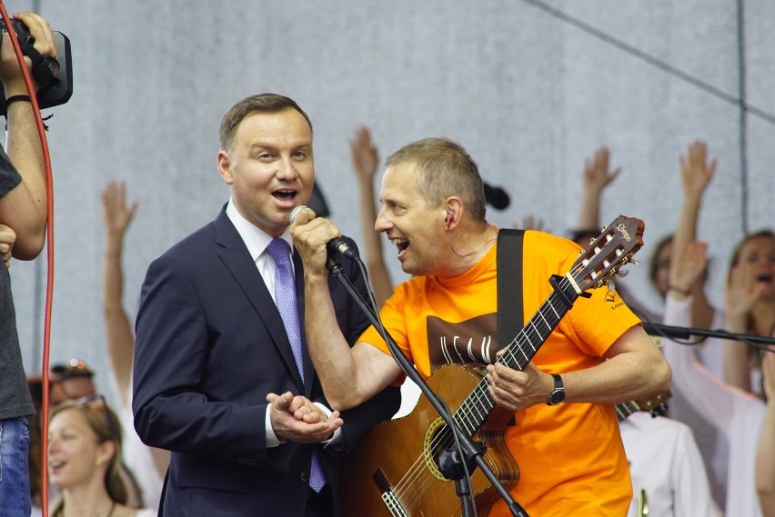 Andrzej Duda na Lednicy