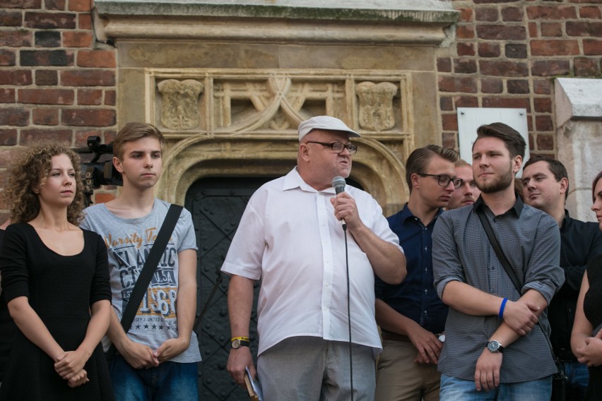 24 lipca 2017. Protest w obronie niezależności sądów na...