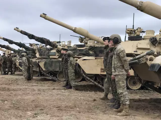 Polscy czołgiści będą dziś ćwiczyć na poznańskim poligonie na czołgach Abrams