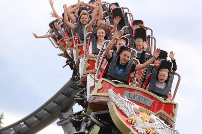 Lech Coaster w Wesołym Miasteczku Legendia