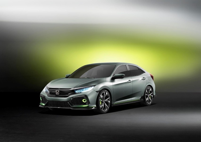 onda Civic Hatchback Prototype posiada ledowe reflektory...