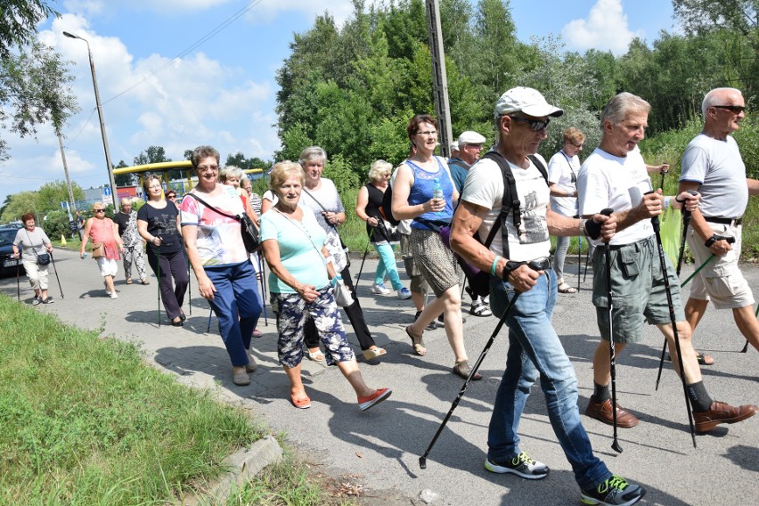 Marsz nordic walking w Zawierciu