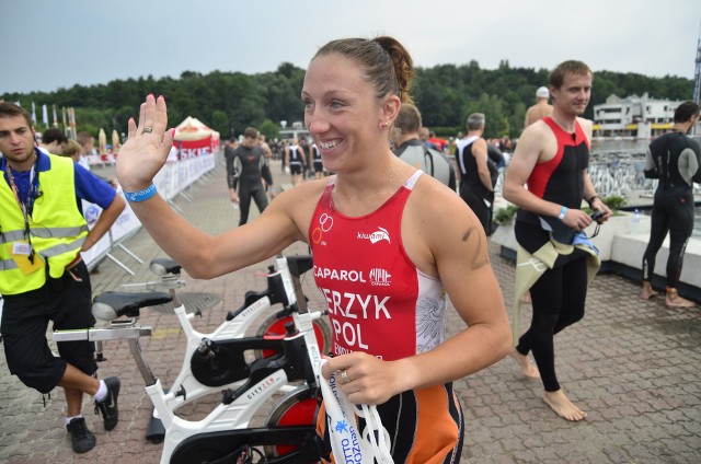 Najlepsza polska triathlonistka, Agnieszka Jerzyk (Real 64-sto Leszno) ma dobre wspomnienia z poznańskiej Malty