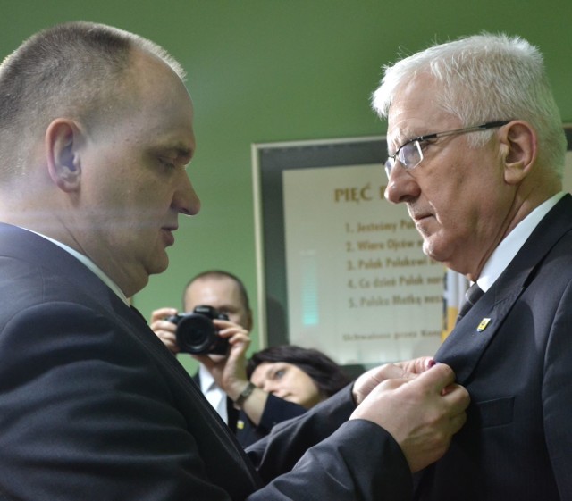 Wadim Tyszkiewcz otrzymał Złoty Krzyż Zasługi. Odznaczenie, w imieniu prezydenta Polski, wręczył mu wojewoda Jerzy Ostrouch.