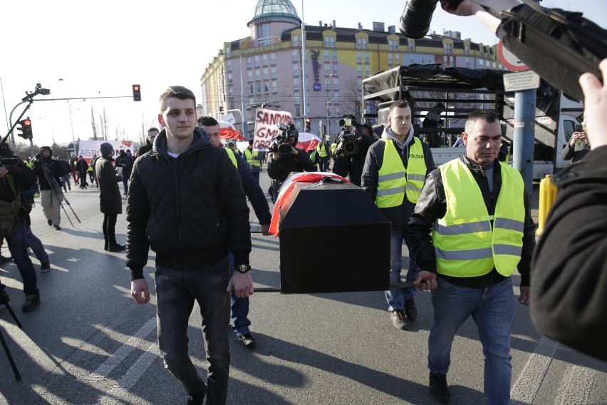 Protest Agrounii w Warszawie 3 kwietnia 2019