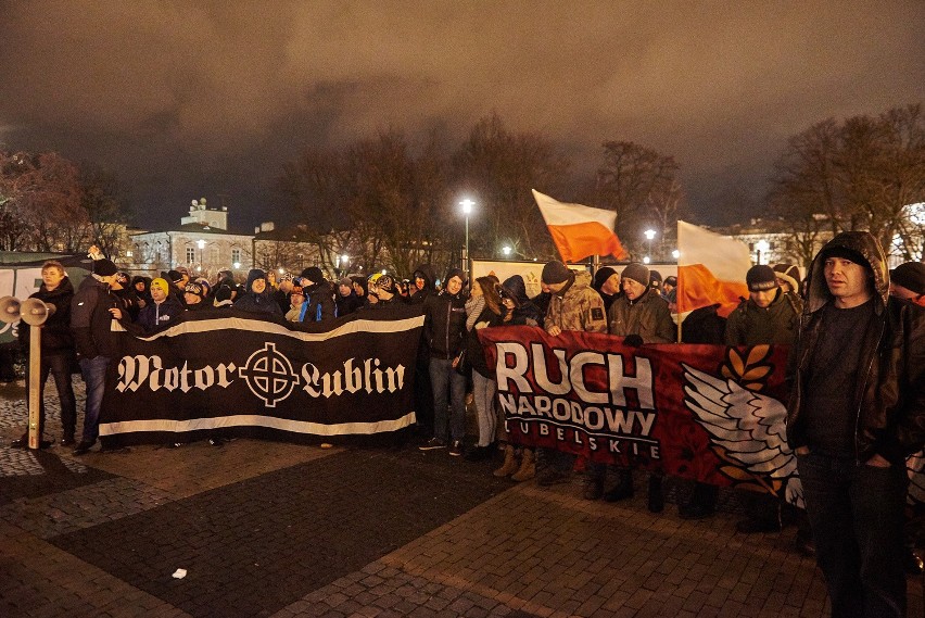 Marsz Narodowców przeszedł przez Lublin. Pod hasłem "Manifestacji Antykomunistycznej"