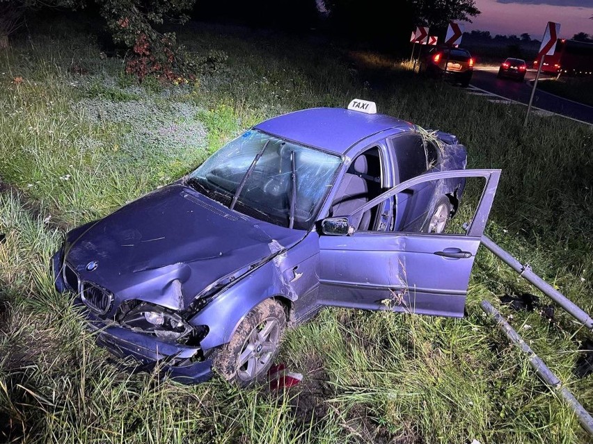 Kraków-Balice. Taxi BMW zderzyło się z tirem. O dziwo nikt nie ucierpiał