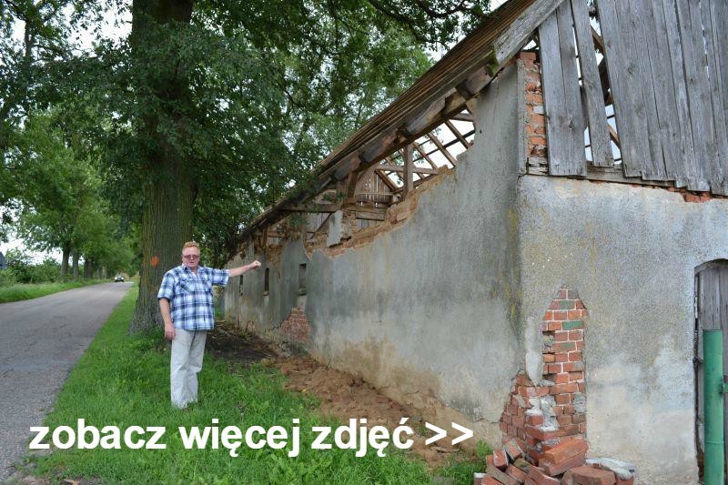 Zerwane dachy - początek kłopotów rolników ze Śmiłowa