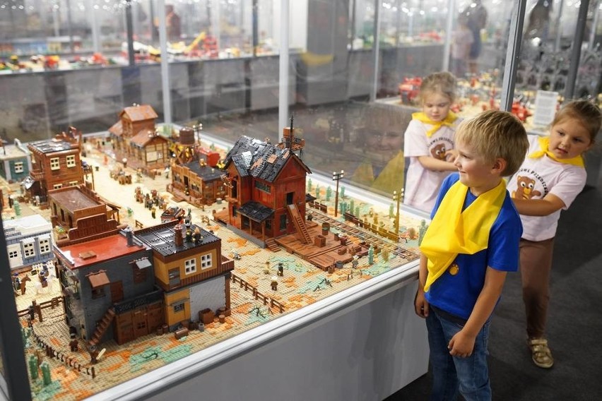 Wystawa budowli z klocków Lego w Galerii Kazimierz [ZDJĘCIA, WIDEO]