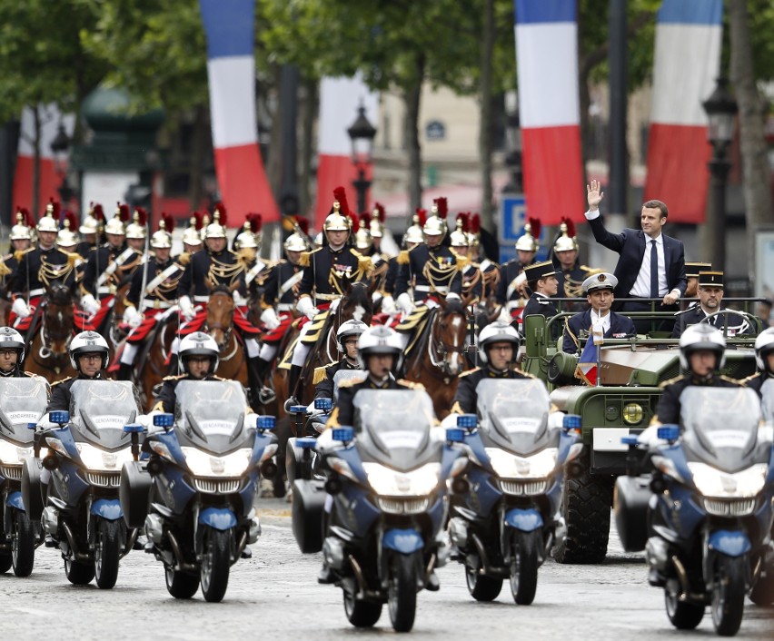 Francja: Emmanuel Macron zaprzysiężony na prezydenta. Inauguracja w Pałacu Elizejskim [ZDJĘCIA]