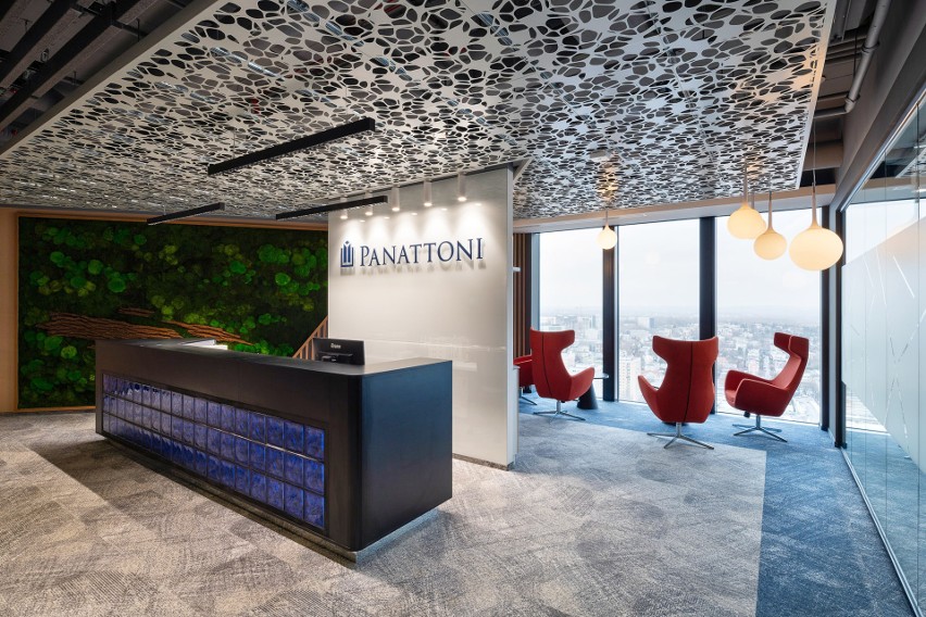 Tak wyglądają wnętrza biur firmy Panattoni na 27. piętrze...