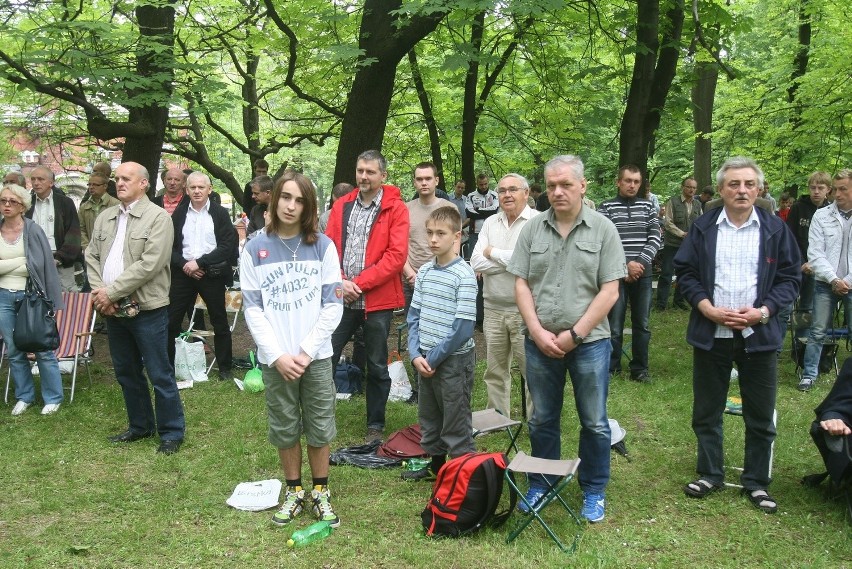 Pielgrzymka mężczyzn do Piekar Śląskich 2014 w obiektywie DZ