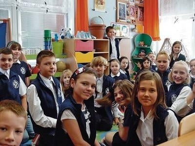 Dzieci z krakowskiej Szkoły Podstawowej nr 155 uznały, że test był łatwy. Fot. Anna Kolet-Iciek