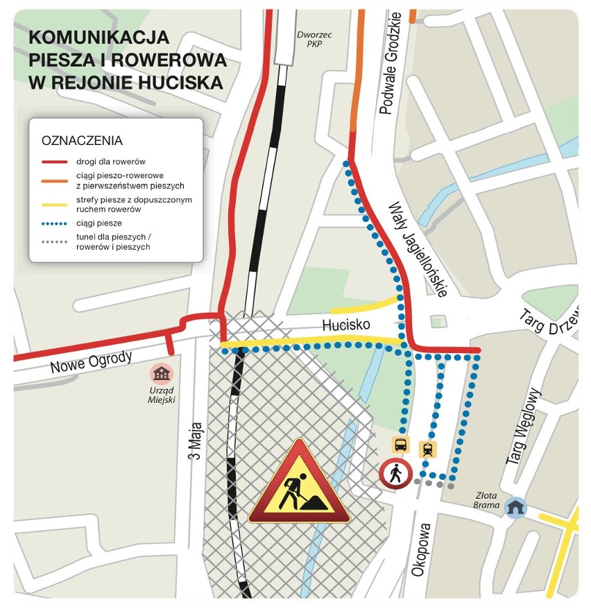 Rusza budowa tunelu pod ul. Okopową. Zmiany w komunikacji! [MAPKI]