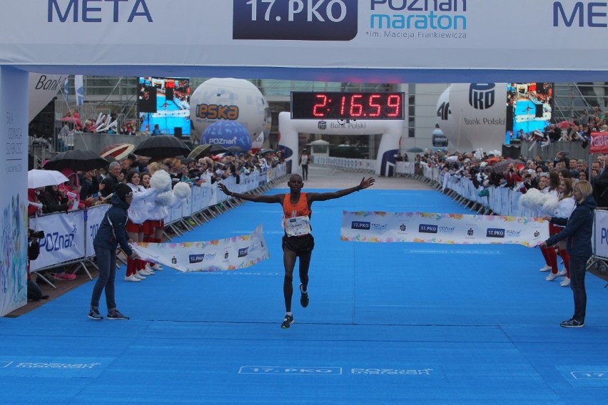 Kenijczyk Terer Dickson zwycięzcą 17. PKO Poznań Maratonu