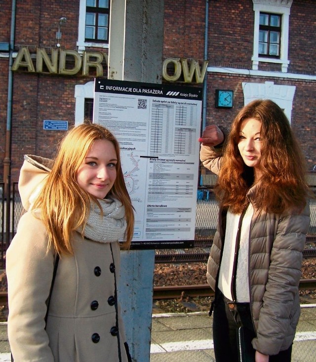 Natalia i Karolina pociągami z Andrychowa dojeżdżają do wielkich miast na zakupy