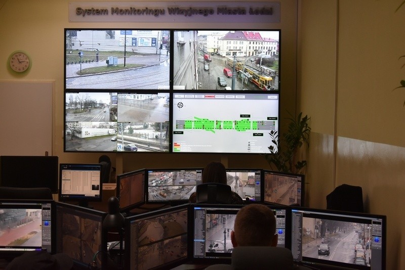 Miejski monitoring tworzy w Łodzi 605 kamer w 210 punktach.