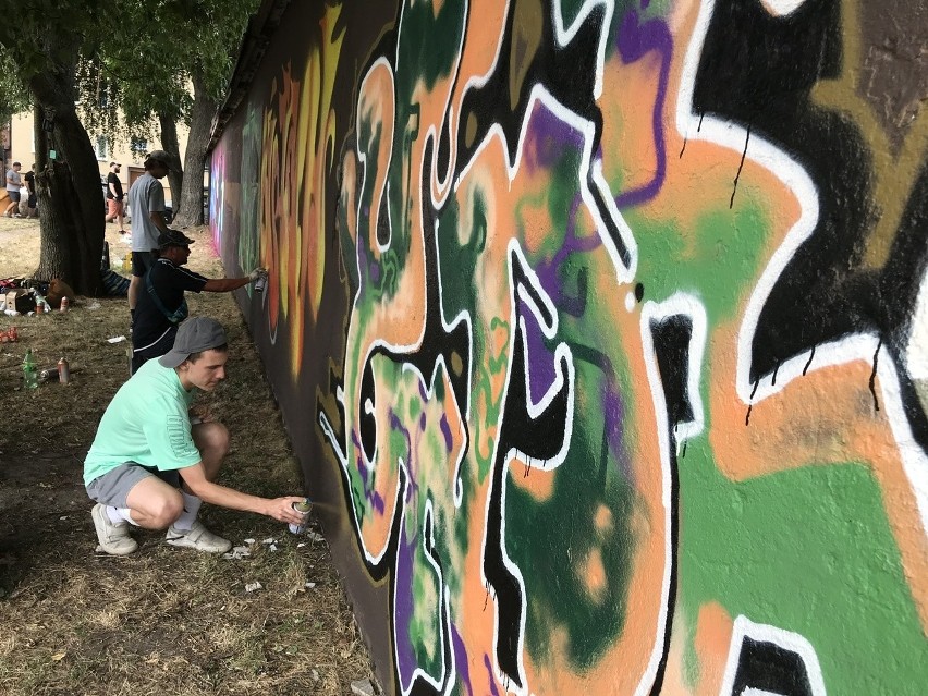 Masakra Jam - graffiti. Impreza Słupskiego Ośrodka Kultury