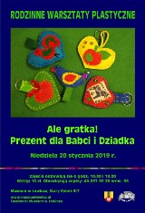 Ostatnie wolne miejsca na warsztaty „Ale gratka! Prezent dla Babci i Dziadka” w Łowiczu