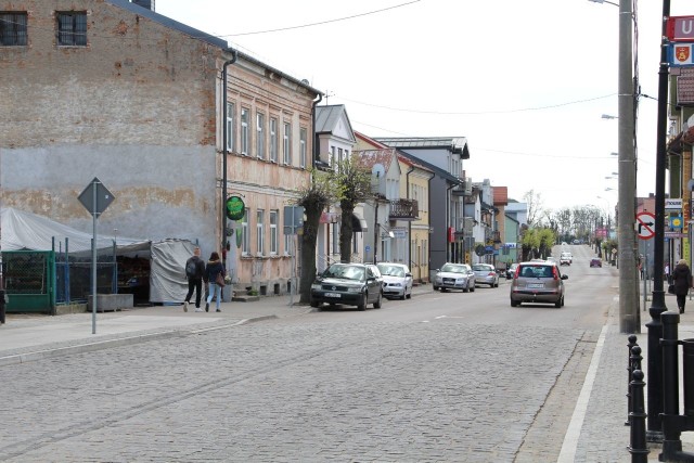 Ulica w Augustowie.