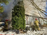 Pożar w Dzierżążnie - spłonął domek letniskowy. Straty sięgają ponad pół miliona złotych