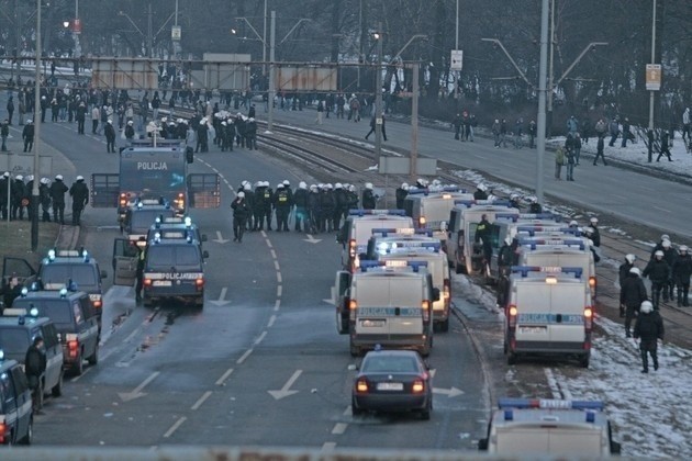 Zamieszki w Łodzi przed derbami