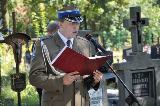 Uroczystość 77. rocznicy wybuchu II wojny światowej w Kluczborku.