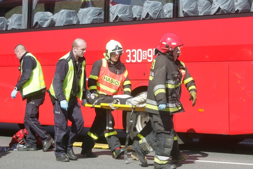 Scenariusz ćwiczeń zakład wypadek dwóch autokarów z wieloma...