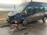 Kraków. Wypadek z udziałem busa w rejonie Nowej Huty