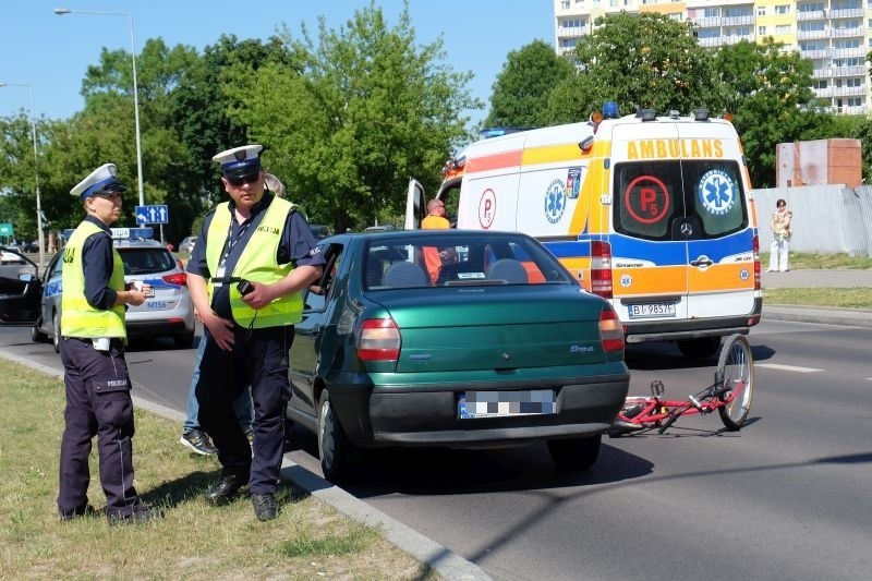 Tłumaczył się tym, że rowerzysta był pochylony i nie było go...