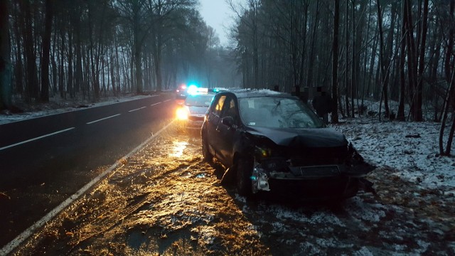 Tak wyglądało auto po zderzeniu