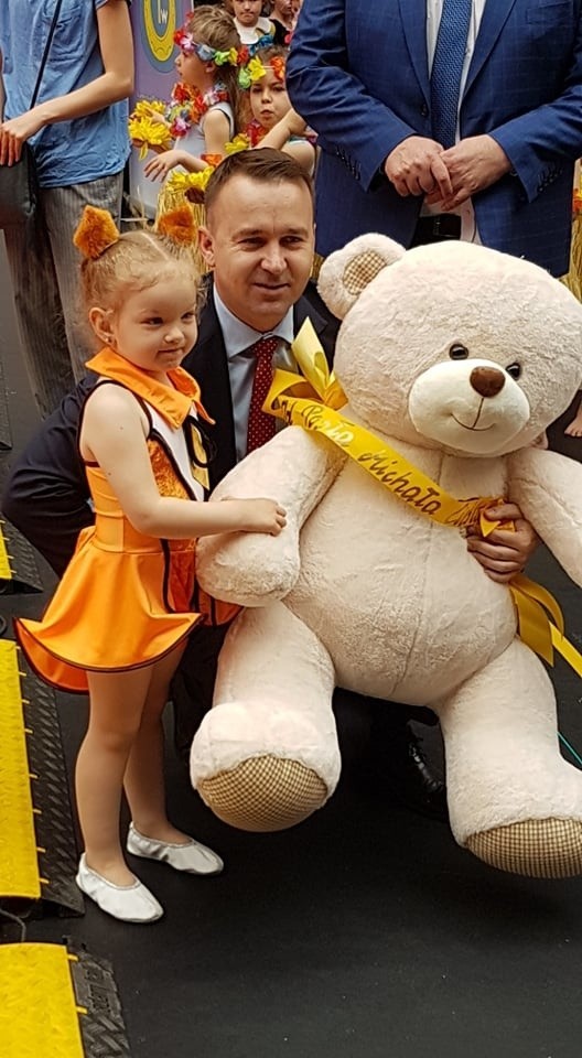 3 - letnia Hania Szczerba, najmłodsza uczestniczka turnieju...