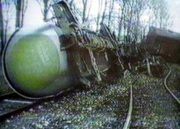 Katastrofa pociągu z chlorem w Białymstoku