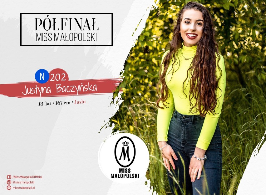 Kandydatki na Miss Nastolatek Małopolski 2020. Która z nich...