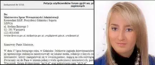 Forumowicze gp24.pl i gk24.pl przygotowali petycję w sprawie osób zaginionych podpierając się sprawą Iwony Wieczorek