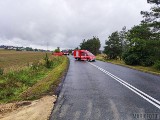 Wypadek w Przyworach. Zderzenie samochodu osobowego z ciężarówką na drodze 423 Opole-Krapkowice. Zginęła kobieta