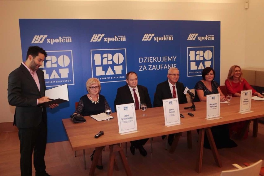 Konferencja prasowa z okazji 120 lat PSS Społem Białystok.
