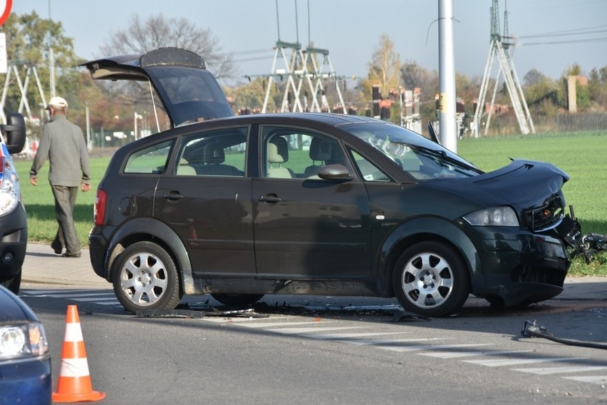 Wypadek w Grodkowie.