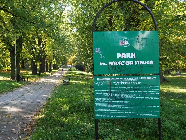 Park Andrzeja Struga w Łodzi